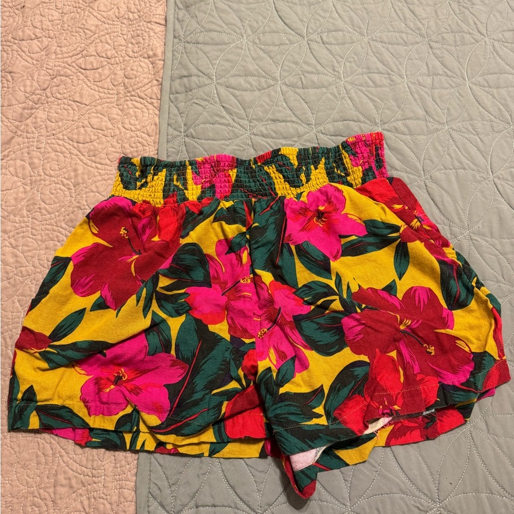 C&C California Tropical Linen Shorts